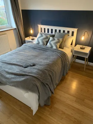 Image of 4 bed family home wifi, netflix, parking, close to wicksteed park