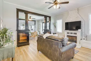 Image of Fire Pit: Pet-friendly Mt Vernon Gem!