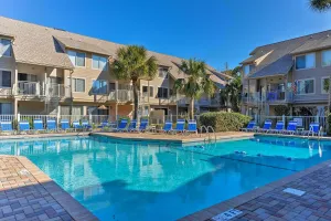 Image of Walk to Hilton Head Island Beach Villa with Balcony