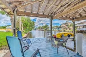 Image of Waterfront Home with Dock, Kayaks, Pool and More!