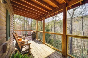 Image of Cabin on 22 Acres with Patio - 3 Mi to Blowing Rock!