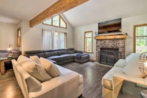 Image of Hot Tub and Game Room Peaceful Poconos Home!