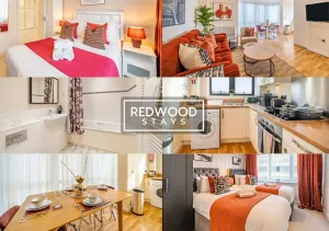 Image of Festival Place Modern Town Center Apartment Perfect for Contractors & Families FREE Parking and WiFi by REDWOOD STAYS