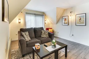 Image of Walk to Town: Charming Unit w/ Balcony in Bedford!