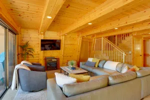 Image of Westwood Lakefront Cabin w/ Hot Tub & Boat Dock!