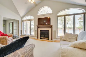 Image of Spacious Lakefront New Auburn Home with Sunroom