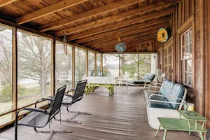 Image of Private Dock + Porch: Serene Lake Greenwood Escape