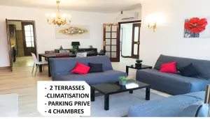 Image of Appartement le Soleil 140 m2 climatisé parking privé proche Sanctuaires