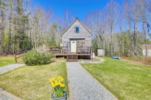 Image of Rustic Searsport Cabin Loft and Sunroom on 10 Acres