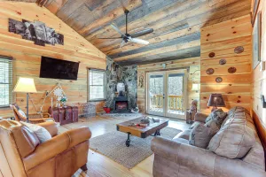 Image of Couple's Retreat: Mtn-view Cabin in Blue Ridge!