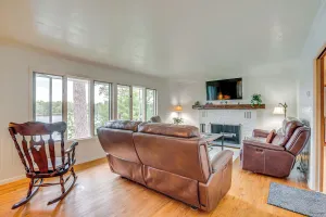 Image of Lakefront Home w/ Fire Pit in Eagle River