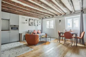 Image of Charming Flat 1 Bedroom Le Marais Beaubourg