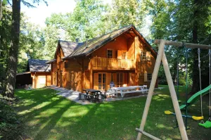 Image of Spacious Chalet Located at Bomal with Hot Tub & Garden Parlour