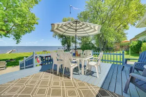 Image of Private Dock & Fire Pit: Houghton Lake Home!