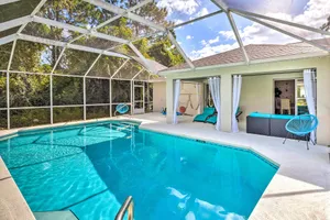 Image of Bright Palm Coast Gem w/ Lanai & Private Pool