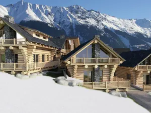 Image of Wooden Chalet With Terrace