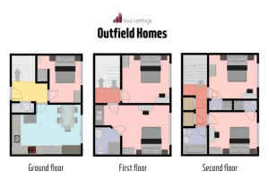 Image of Group Stay Deasls on Outfield 5BR House w 10 Beds