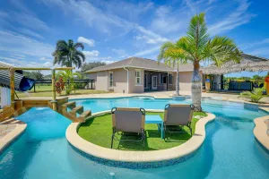 Image of Fort Pierce Escape: Beach-entry Pool, Waterslide!