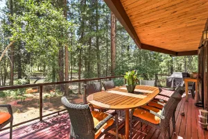 Image of Riverside Winthrop Chalet with Hot Tub and 2 Decks!