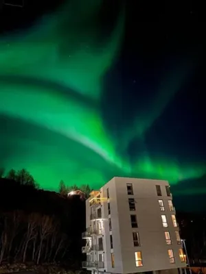 Image of Center of Bodø, near the airport and the port to the Lofoten Islands, free coffee