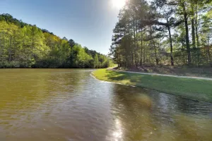 Image of Fish & Hike: Cabin Hideaway w/ Deck in Alabama