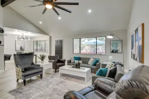 Image of 11 Mi to Six Flags! Poolside Oasis in Bedford