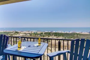 Image of Beachfront Condo with Balcony and Views in Ocean City