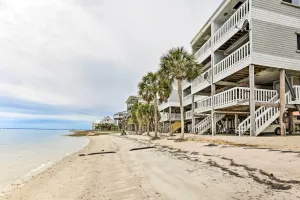 Image of Waterfront Escape with Balcony on Shell Point Beach!