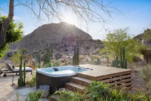 Image of Moonbeam Mountain - Stylish Home W/private Boulders + Hot Tub! 4 Bedroom Home by RedAwning