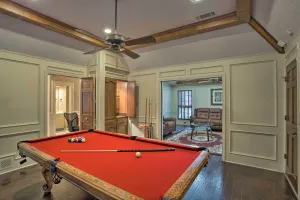 Image of Pool Table, Patio and Grill Idyllic McKinney Home