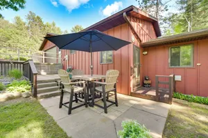 Image of Grill and Fire Pit Waterfront Cameron Retreat!