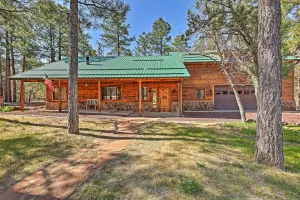 Image of Expansive Family Cabin w/ 2 Decks & Game Room