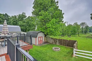Image of Millersburg Home with Covered Porch and Fire Pit!