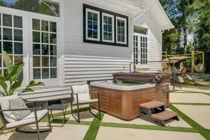 Image of Spacious Durham Home with Fire Pit and Hot Tub!