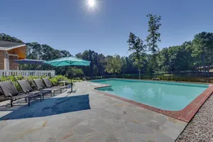 Image of Game Room & Pool! Luxe Louisburg Farmhouse