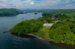 Image of Storrs Hall Hotel on the shore of Lake Windermere