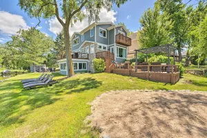 Image of Lakefront Oasis with Boat Dock, Fire Pit, Grill