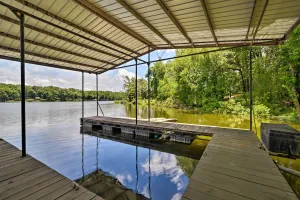 Image of Waterfront Lake Barkley Home with Deck and Fire Pit!