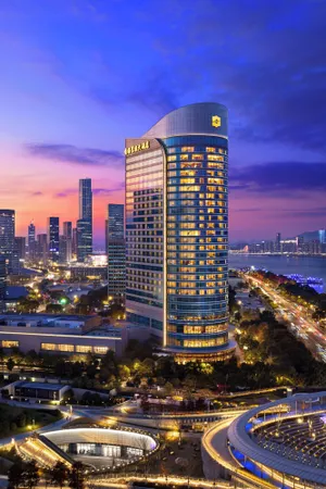 Image of Shangri-La Wenzhou-A panoramic view of the river, adjacent to Wenzhou International Convention and Exhibition Center