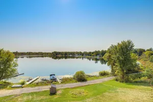Image of Waterfront Cottage w/ Dock & Views in Six Lakes!