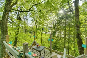 Image of Jefferson Riverfront Retreat with Patio and Fire Pit!