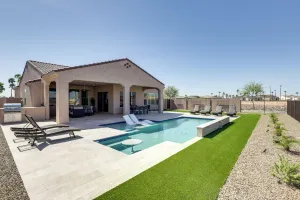 Image of Private Pool and Grill Modern Goodyear Retreat