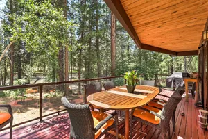 Image of Riverside Winthrop Chalet with Hot Tub and 2 Decks!