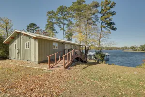 Image of Cozy Lakefront Cabin in Semora w/ Large Dock!