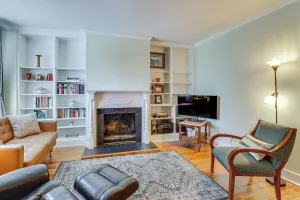 Image of Walk to Old Town: Chic Alexandria Abode w/ Patio!