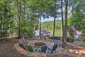 Image of Lakefront Jacksons' Gap Home w/ Deck, Dock & Views