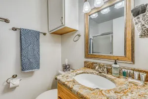Image of Cozy Ruidoso Condo with Deck about 2 Mi to Cedar Creek!