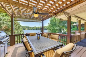 Image of Lakefront Blairsville House w/ Game Room & Hot Tub