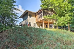 Image of Forested Pentwater Vacation Rental - Walk to Beach
