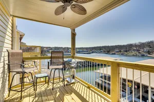 Image of Large Balcony with View Lakefront Osage Beach Condo